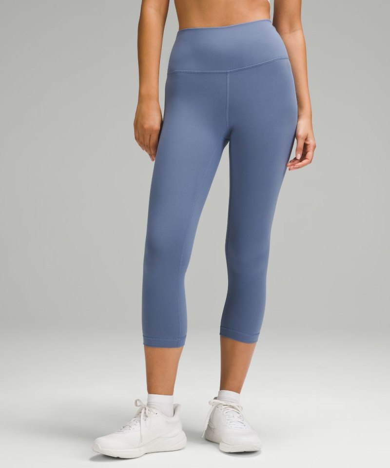 Lululemon Wunder Train High-Rise Crop 21" Oasis Blue Online Outlet Sale