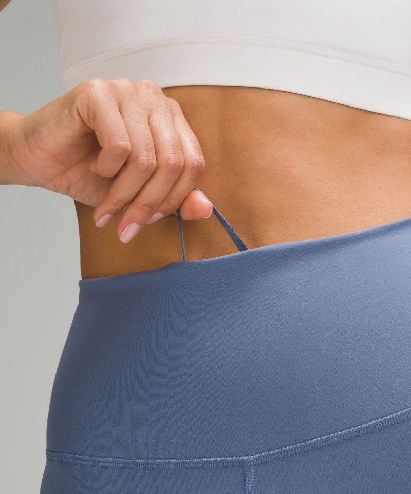 Lululemon Wunder Train High-Rise Crop 21" Oasis Blue Online Outlet Sale