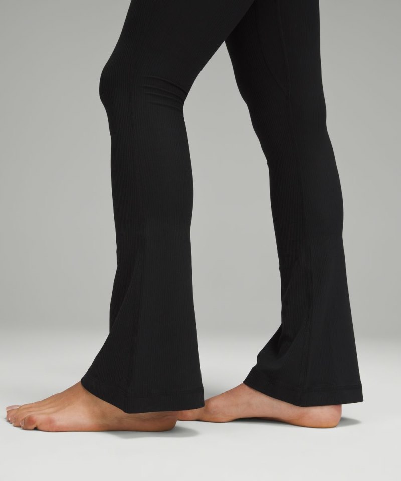 Lululemon lululemon Align™ Ribbed Mini-Flare Pant *Extra Short Black Online Outlet Sale