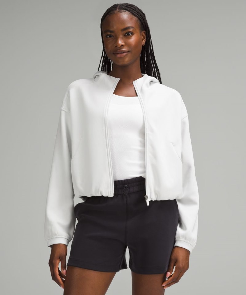 Lululemon Softstreme Full-Zip Hoodie Light Vapor Online Outlet Sale
