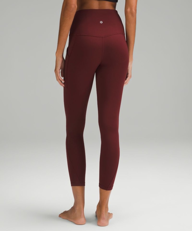 Lululemon lululemon Align™ High-Rise Pant with Pockets 25" Red Merlot Online Outlet Sale