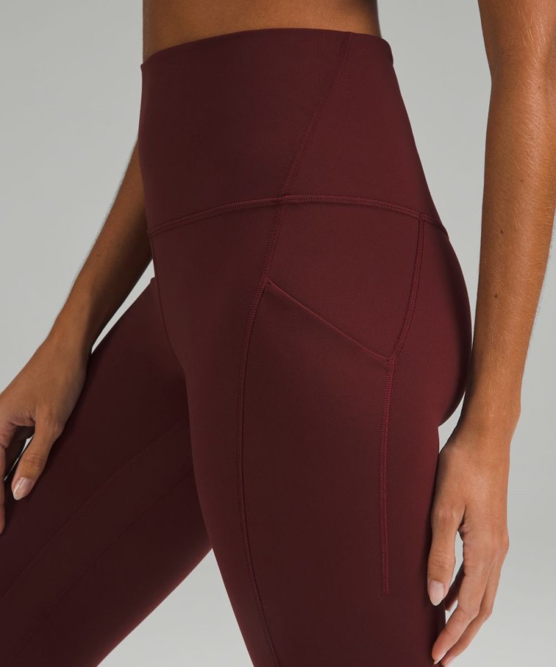Lululemon lululemon Align™ High-Rise Pant with Pockets 25" Red Merlot Online Outlet Sale