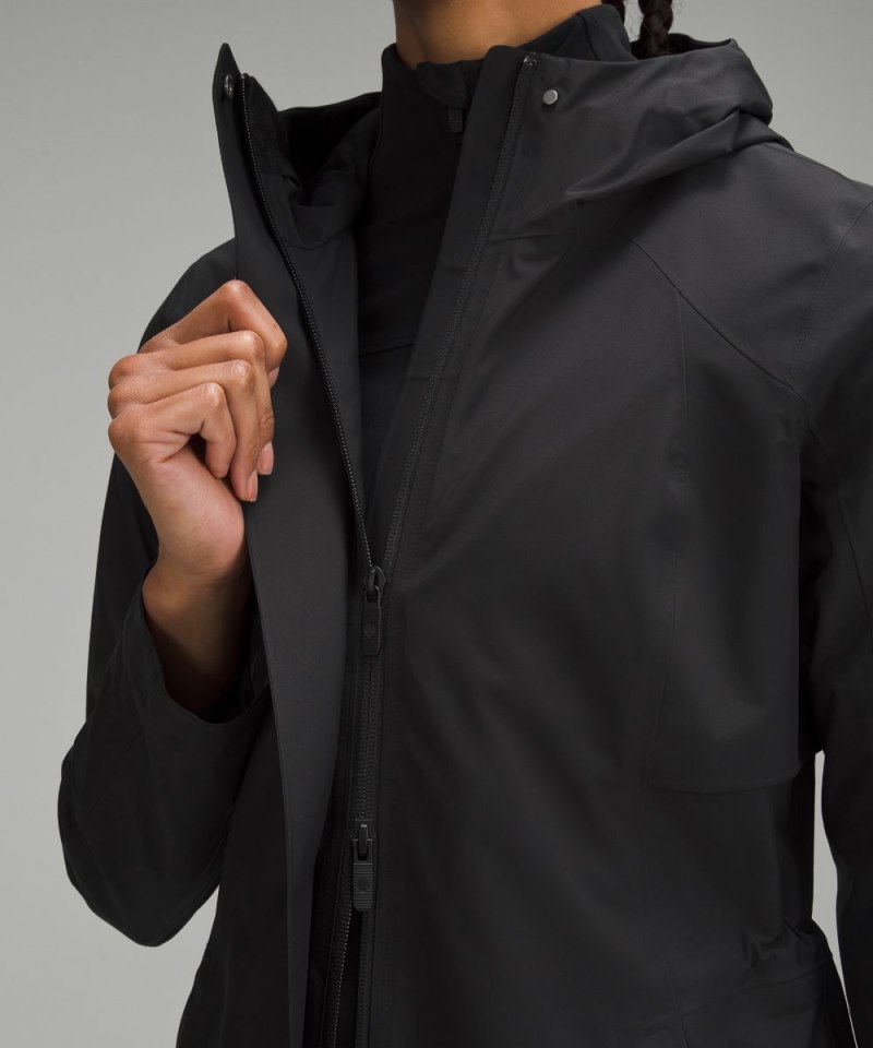 Lululemon Rain Rebel Jacket Black Online Outlet Sale