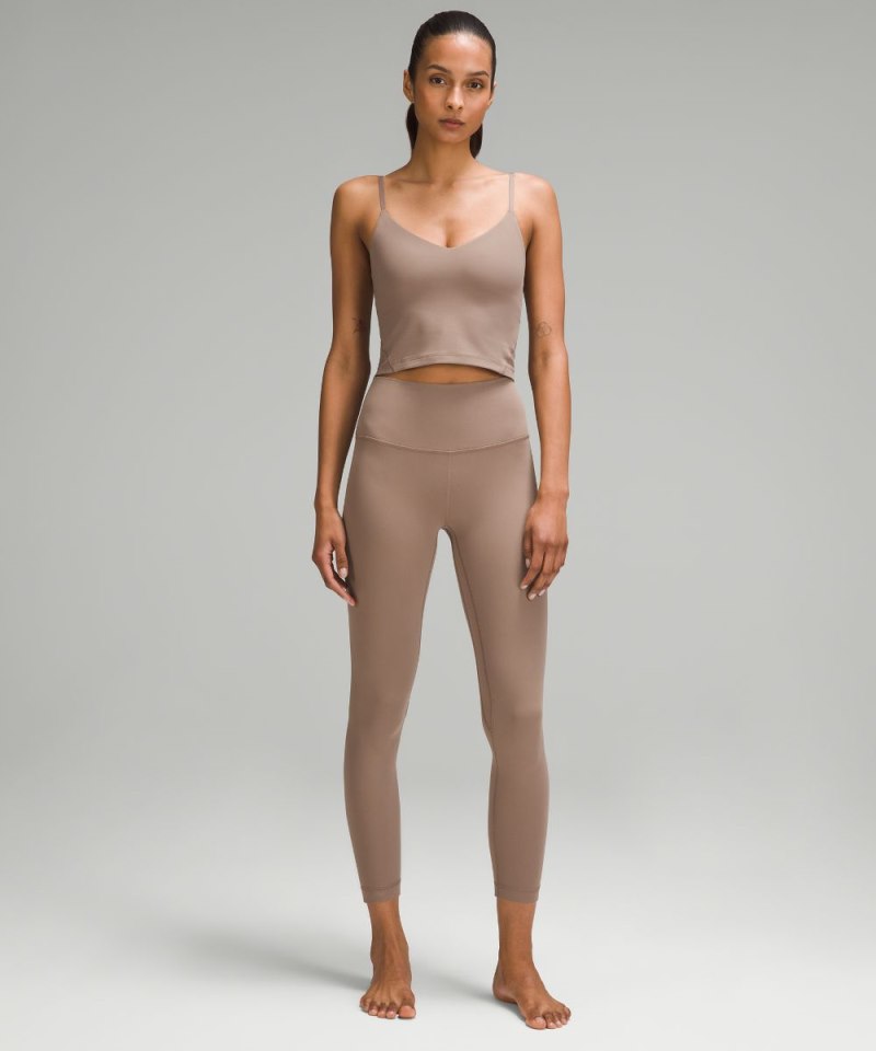 Lululemon lululemon Align™ Cropped Cami Tank Top *A / B Cup Taupetastic Online Outlet Sale