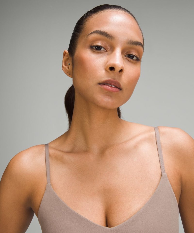Lululemon lululemon Align™ Cropped Cami Tank Top *A / B Cup Taupetastic Online Outlet Sale