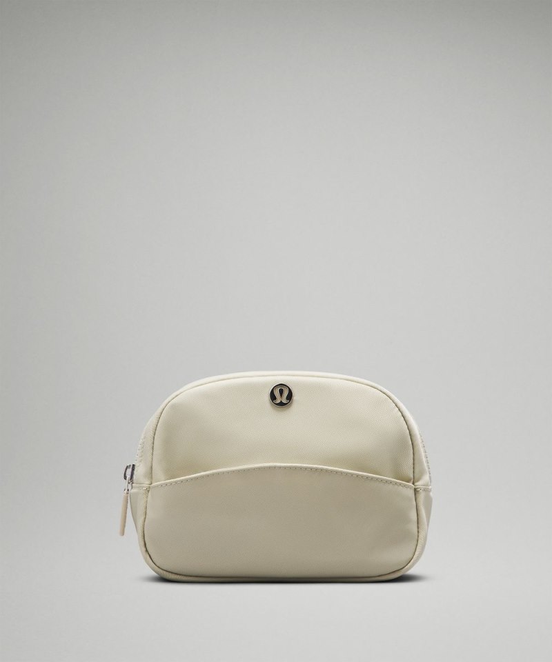 Lululemon City Essentials Pouch *Mini Raw Linen Online Outlet Sale