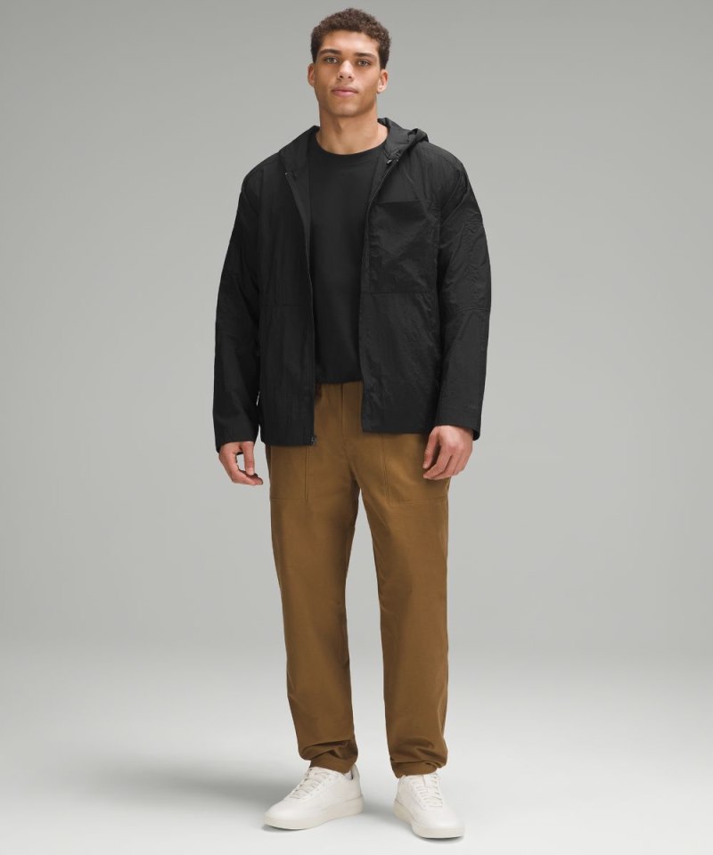 Lululemon Textured Full-Zip Hooded Jacket Black Online Outlet Sale