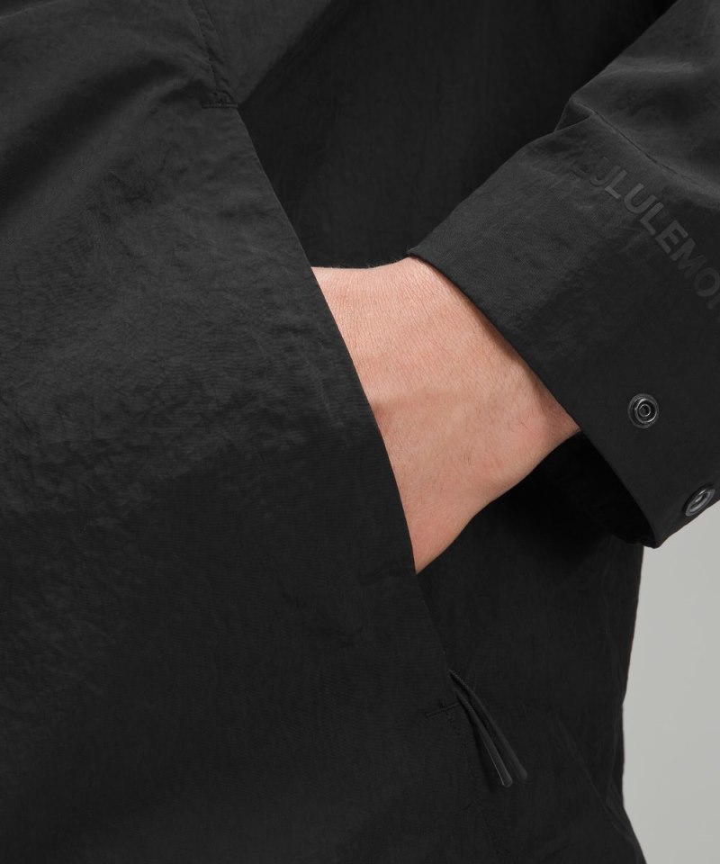 Lululemon Textured Full-Zip Hooded Jacket Black Online Outlet Sale