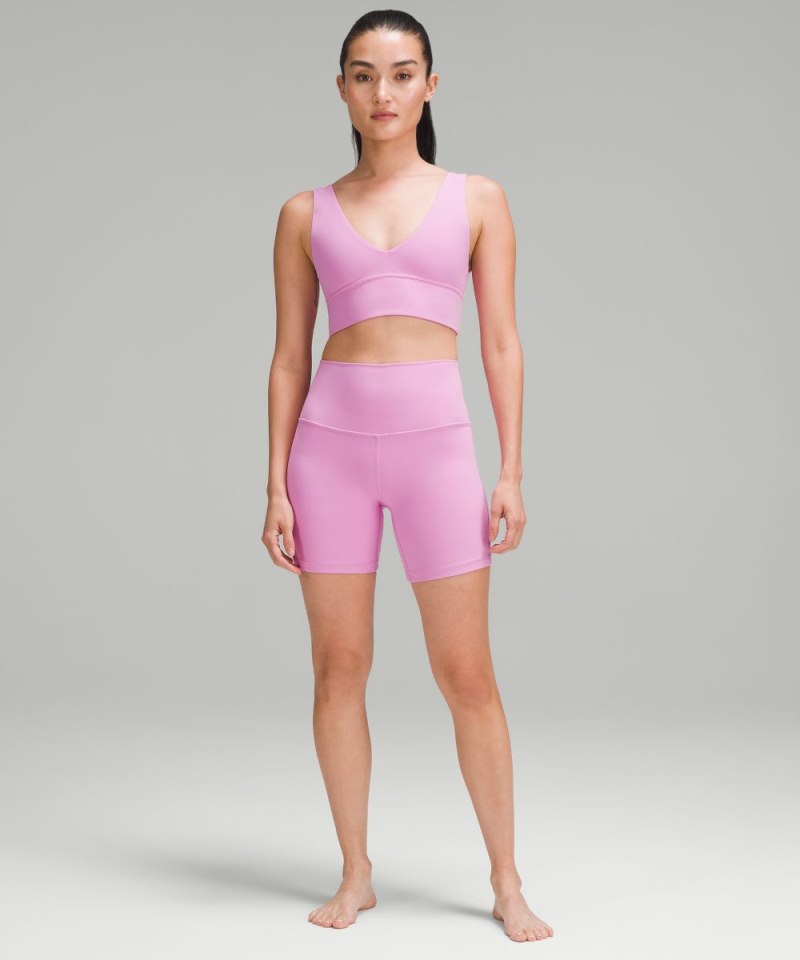 Lululemon lululemon Align™ V-Neck Bra *Light Support, A / B Cup Dahlia Mauve Online Outlet Sale