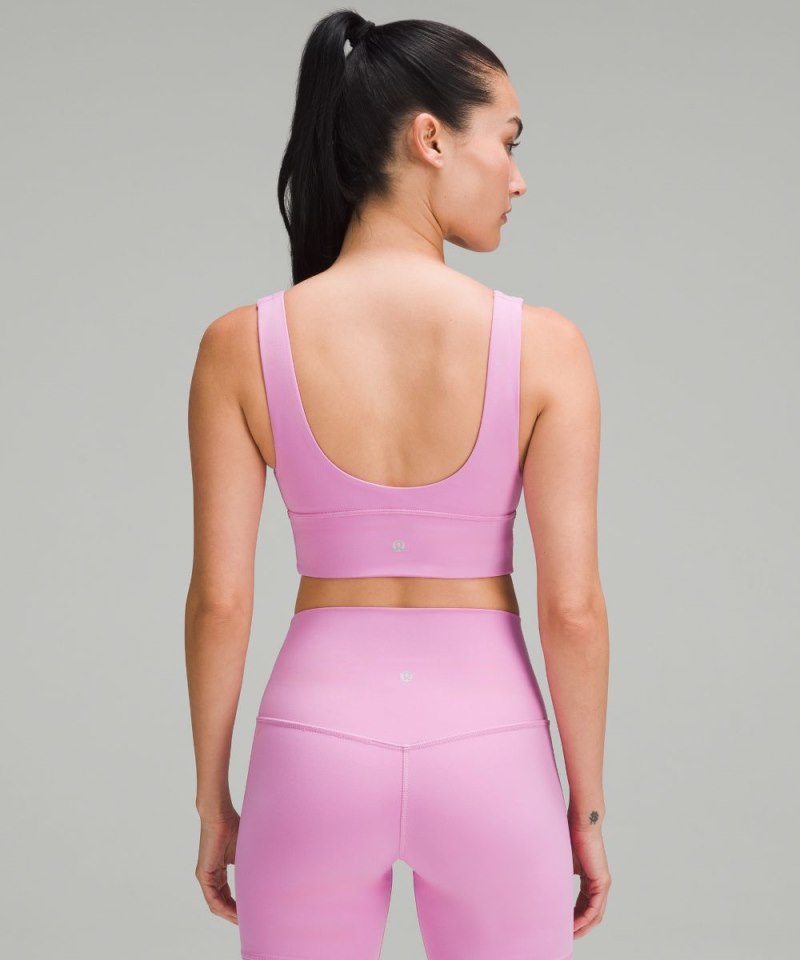 Lululemon lululemon Align™ V-Neck Bra *Light Support, A / B Cup Dahlia Mauve Online Outlet Sale