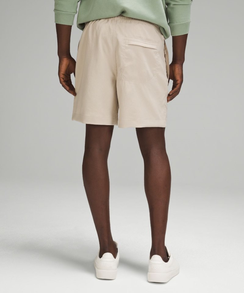 Lululemon Relaxed-Fit Pull-On Short 7" *Light Woven Mojave Tan Online Outlet Sale