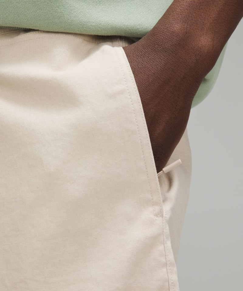 Lululemon Relaxed-Fit Pull-On Short 7" *Light Woven Mojave Tan Online Outlet Sale