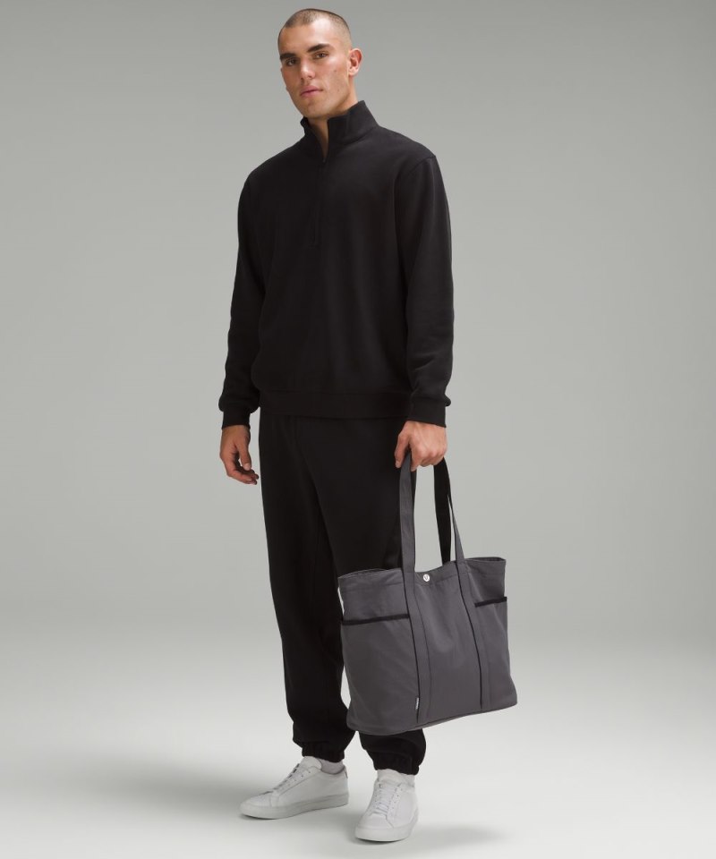 Lululemon Daily Multi-Pocket Tote Bag 20L Traverse Grey / Black Online Outlet Sale