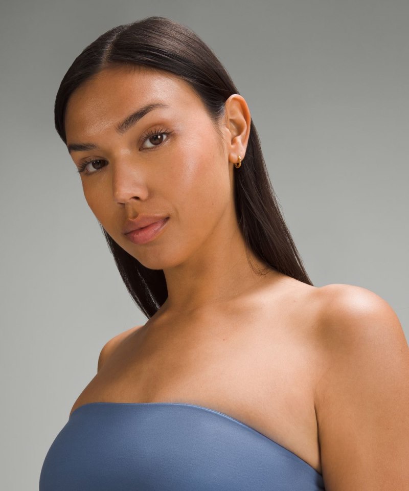 Lululemon Wundermost Ultra-Soft Nulu Tube Top Oasis Blue Online Outlet Sale