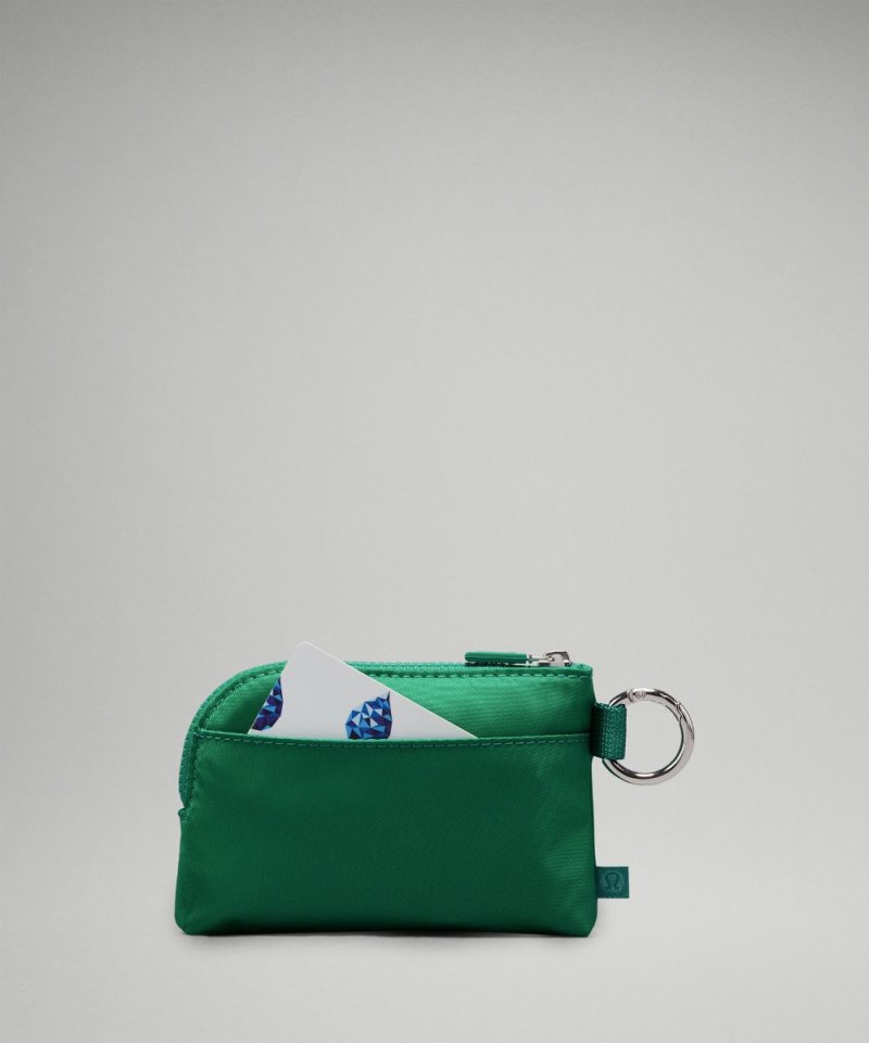 Lululemon Clippable Card Pouch Cascadia Green / Legacy Green Online Outlet Sale