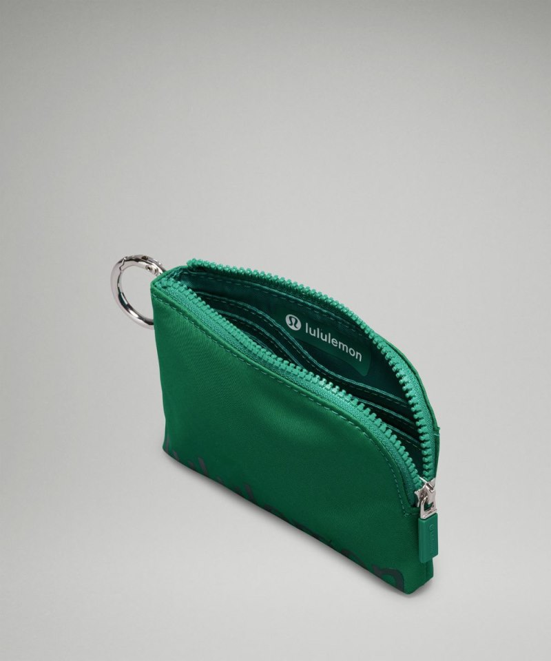Lululemon Clippable Card Pouch Cascadia Green / Legacy Green Online Outlet Sale