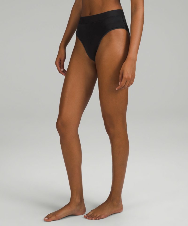 Lululemon UnderEase High-Rise Bikini Underwear *3 Pack Black Online Outlet Sale