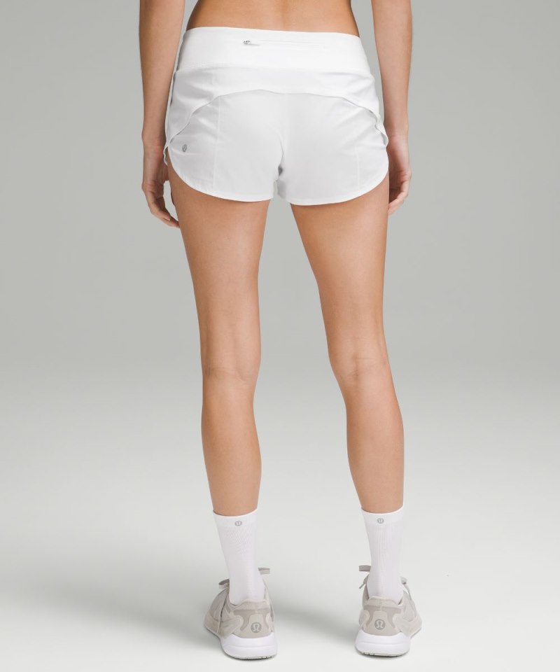Lululemon Speed Up Low-Rise Lined Short 2.5" White Online Outlet Sale