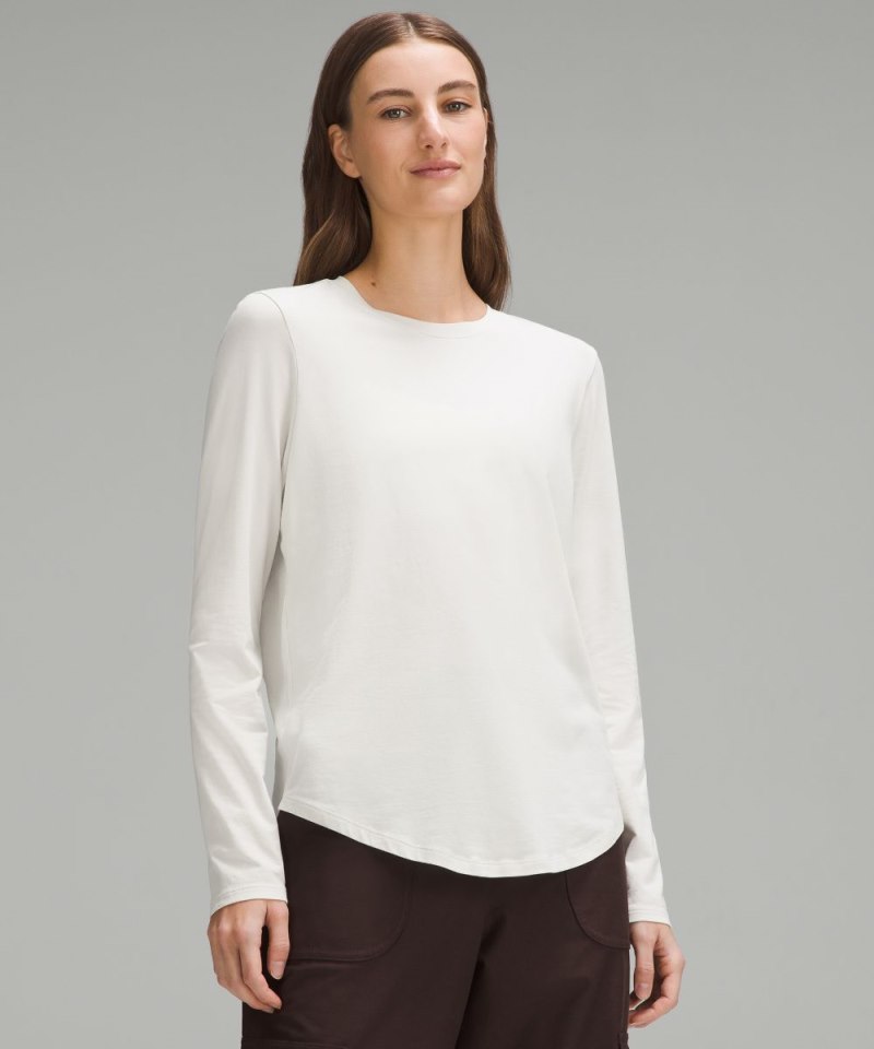 Lululemon Love Long-Sleeve Shirt Bone Online Outlet Sale