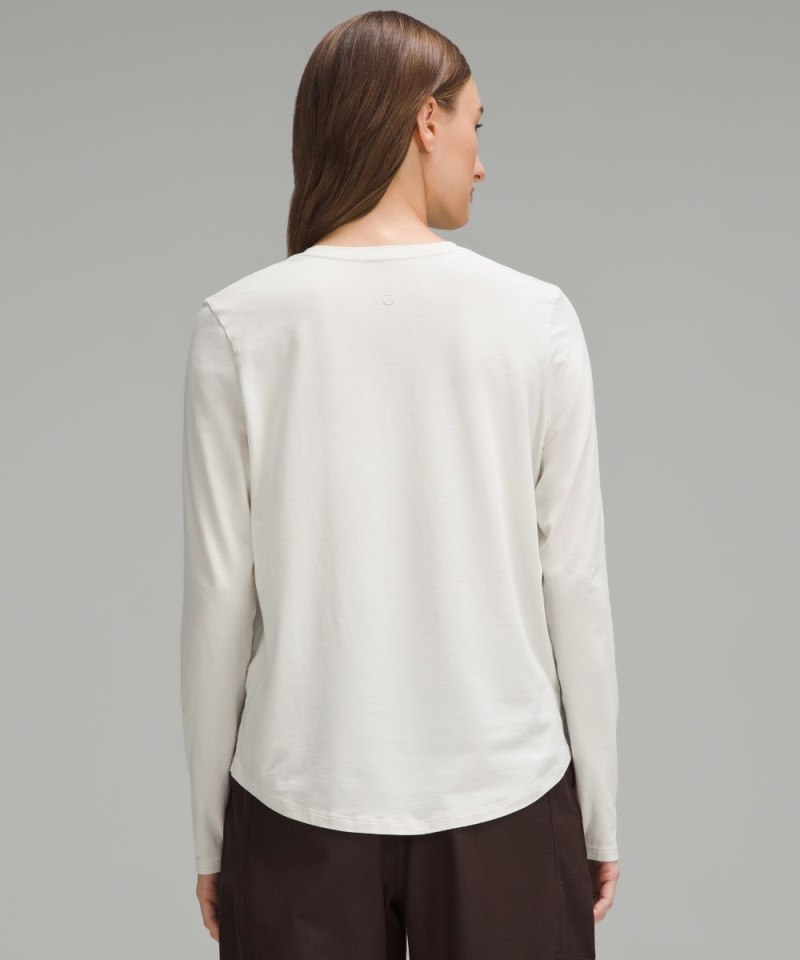 Lululemon Love Long-Sleeve Shirt Bone Online Outlet Sale