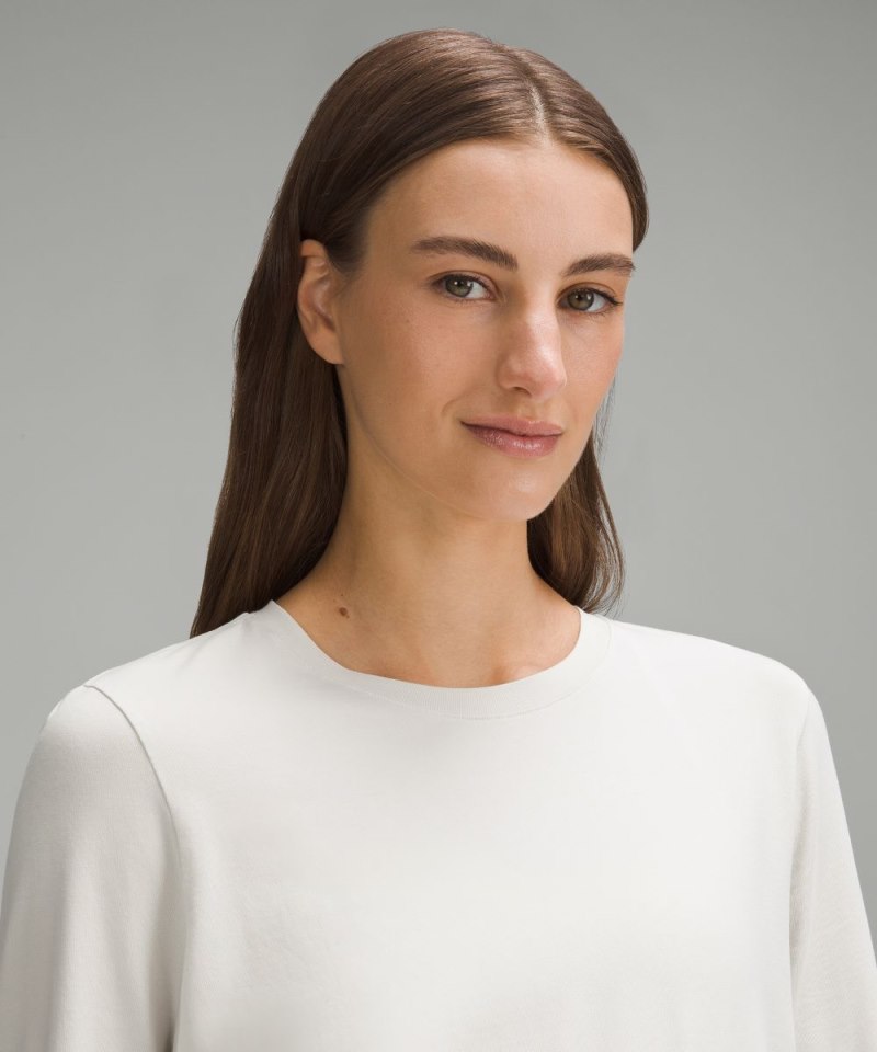 Lululemon Love Long-Sleeve Shirt Bone Online Outlet Sale