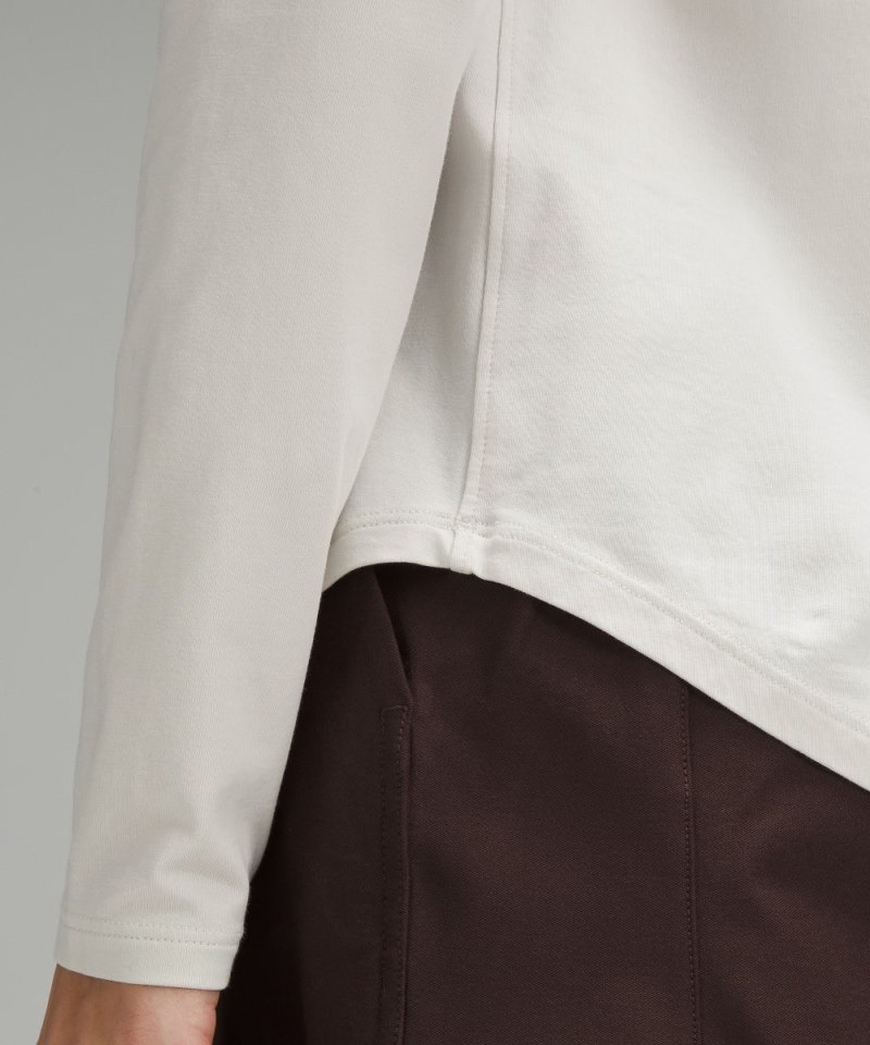 Lululemon Love Long-Sleeve Shirt Bone Online Outlet Sale