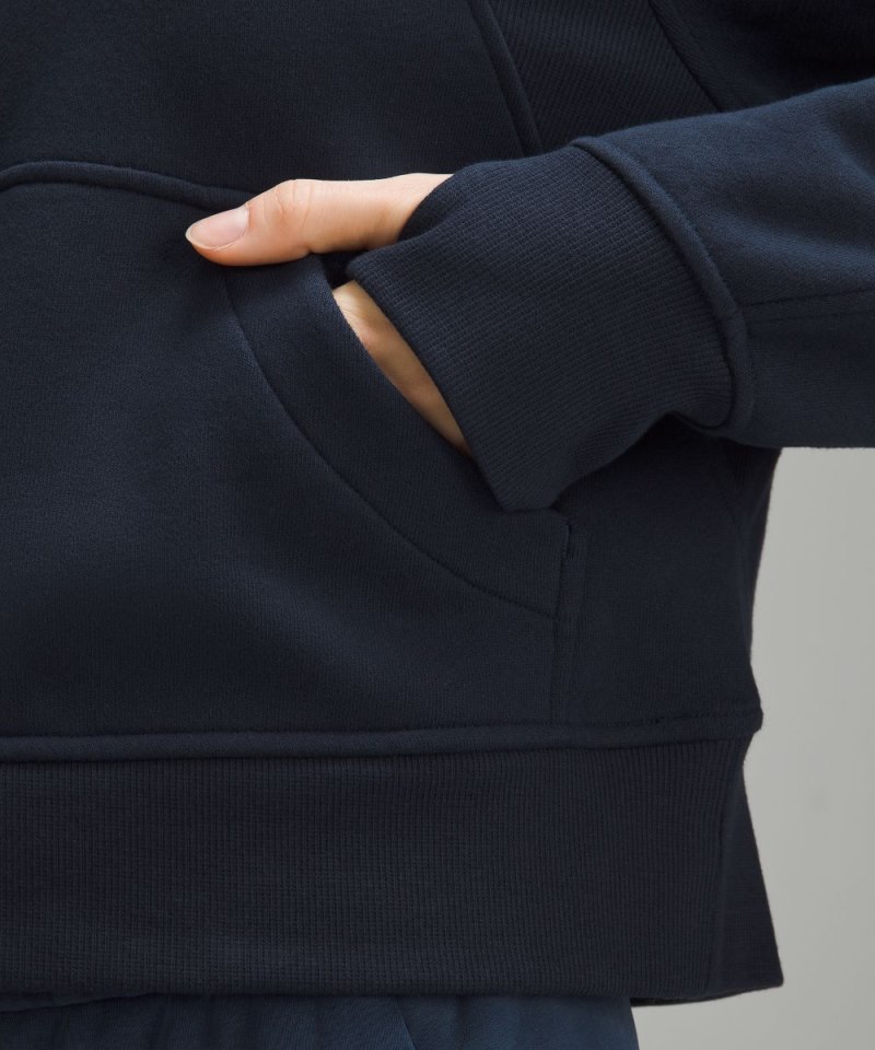 Lululemon Scuba Oversized Funnel-Neck Half Zip True Navy Online Outlet Sale