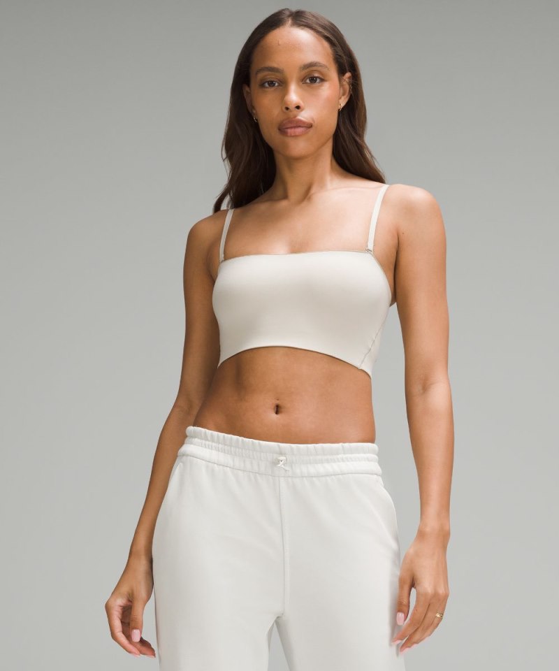 Lululemon Wundermost Ultra-Soft Nulu Bandeau Bralette *A-D Cups Mojave Tan Online Outlet Sale