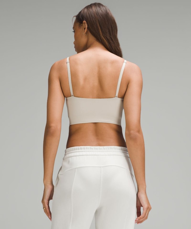Lululemon Wundermost Ultra-Soft Nulu Bandeau Bralette *A-D Cups Mojave Tan Online Outlet Sale