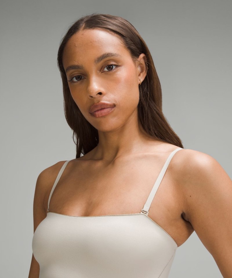Lululemon Wundermost Ultra-Soft Nulu Bandeau Bralette *A-D Cups Mojave Tan Online Outlet Sale