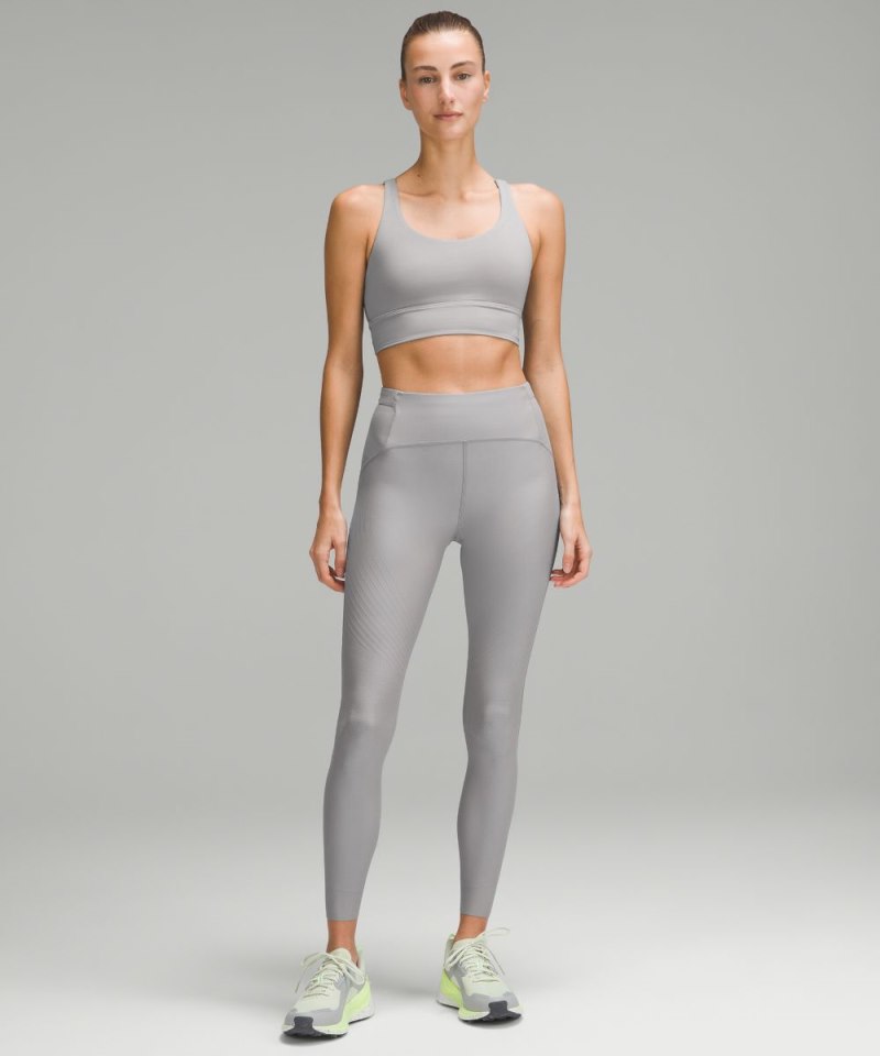 Lululemon SenseKnit Running High-Rise Tight 28" Rhino Grey Online Outlet Sale
