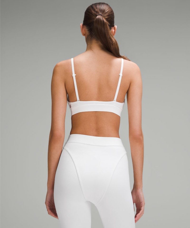 Lululemon License to Train Triangle Bra Light Support, A / B Cup *Graphic White Online Outlet Sale