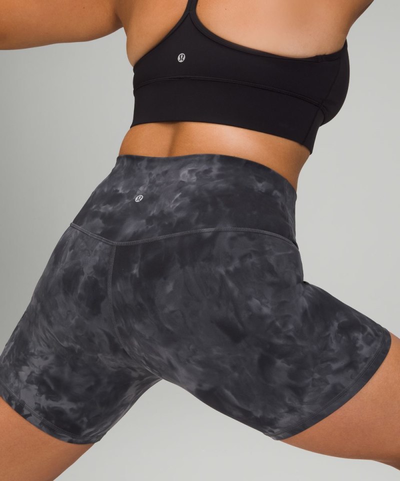 Lululemon lululemon Align™ High-Rise Short 6" Diamond Dye Pitch Grey Graphite Grey Online Outlet Sale
