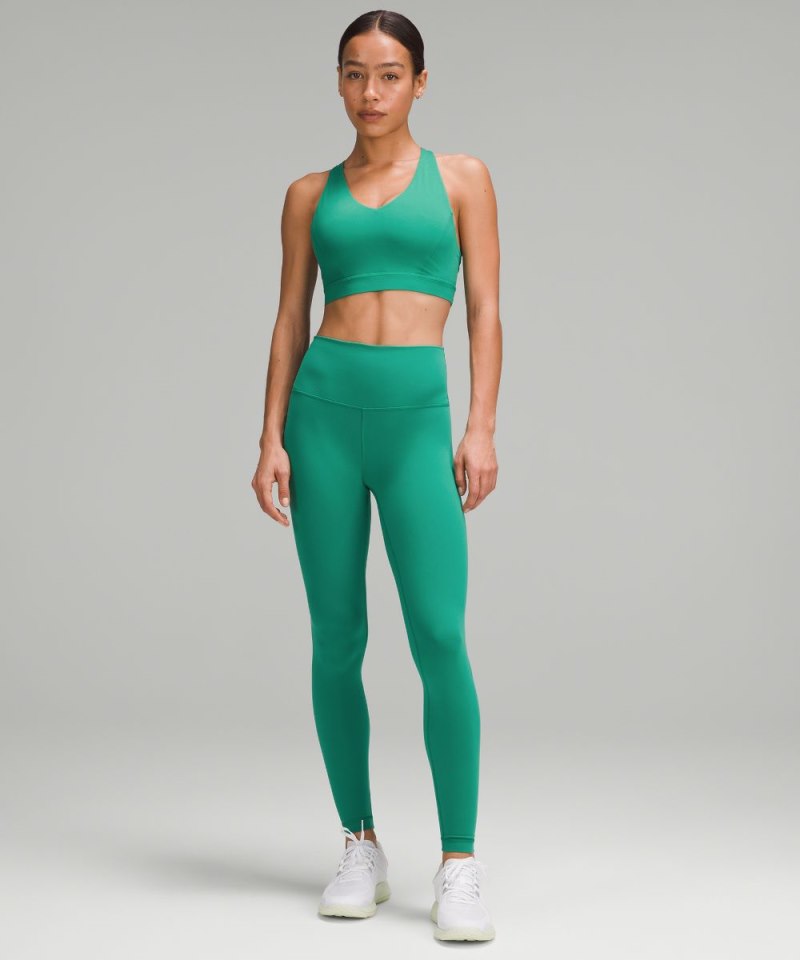 Lululemon Envital Bra *Medium Support, D / DD Cup Cascadia Green Online Outlet Sale