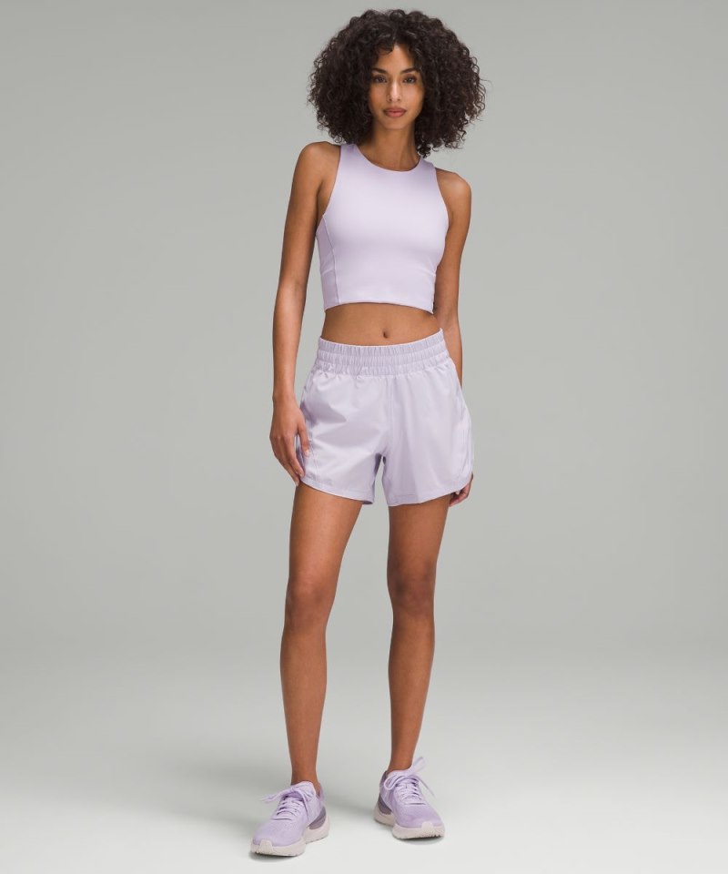 Lululemon Track That High-Rise Lined Short 5" Lilac Ether Online Outlet Sale