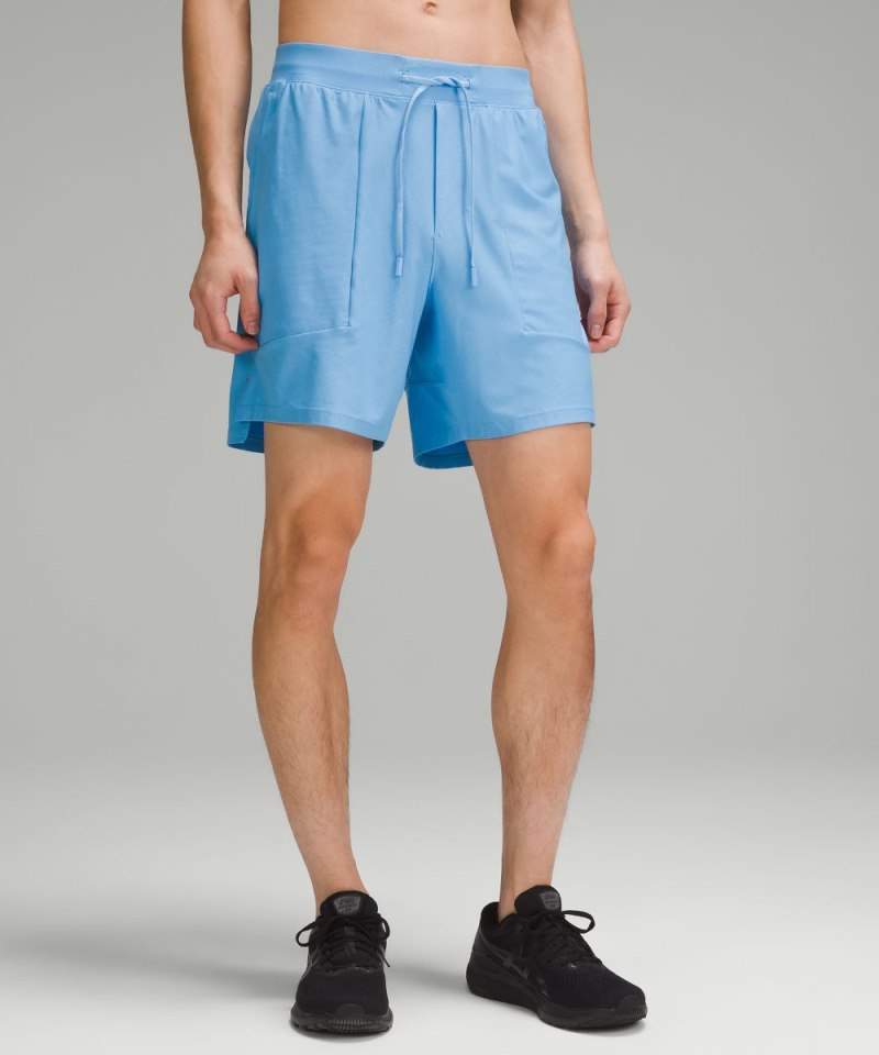 Lululemon License to Train Linerless Short 7" *Pique Aero Blue Online Outlet Sale