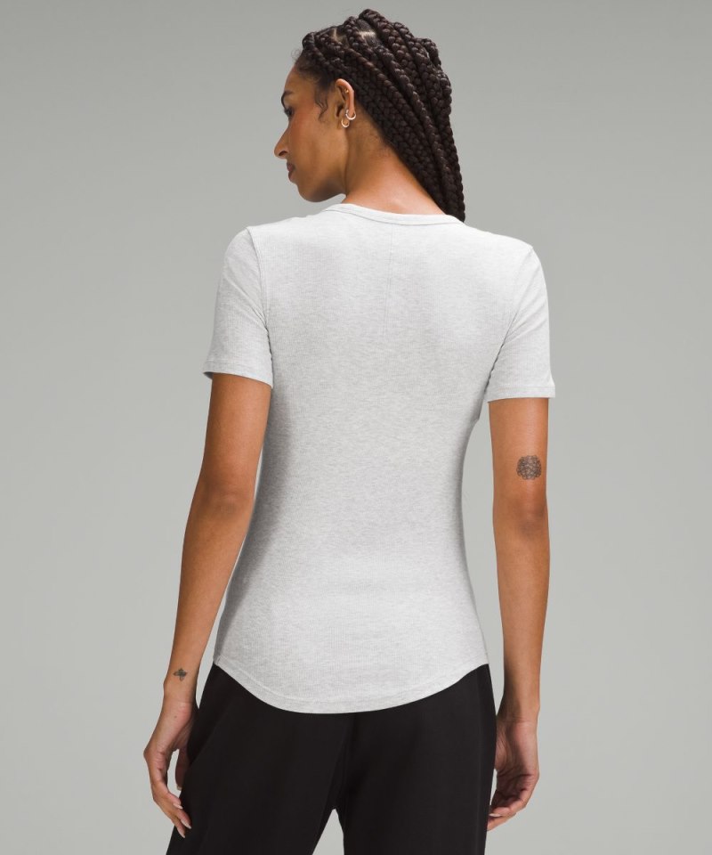Lululemon Hold Tight Short-Sleeve Shirt Heathered Core Ultra Light Grey Online Outlet Sale