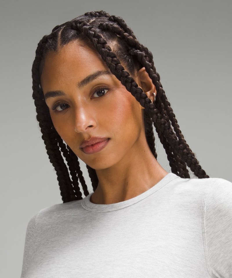 Lululemon Hold Tight Short-Sleeve Shirt Heathered Core Ultra Light Grey Online Outlet Sale