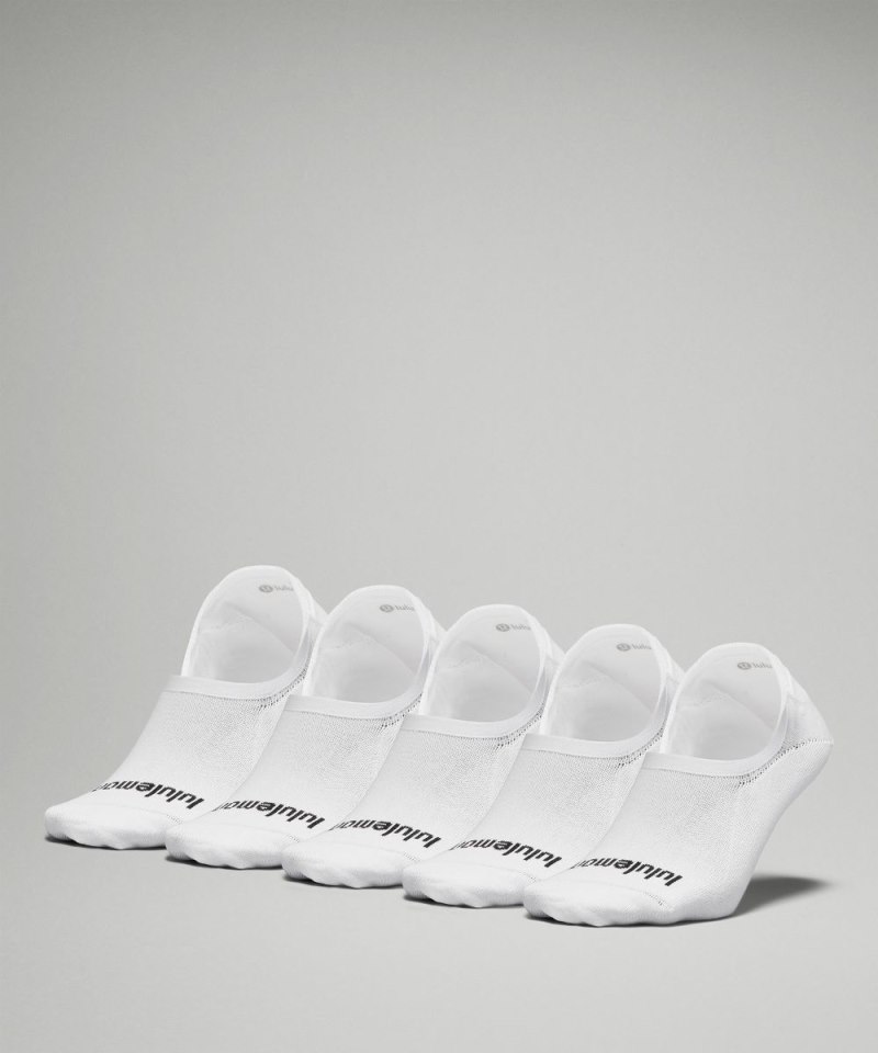 Lululemon Women's Daily Stride Comfort No-Show Socks *5 Pack White Online Outlet Sale