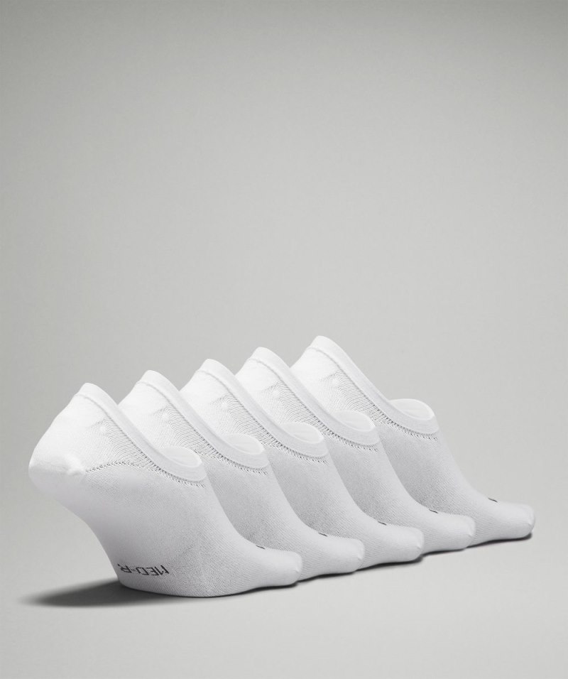 Lululemon Women's Daily Stride Comfort No-Show Socks *5 Pack White Online Outlet Sale