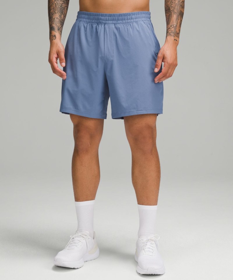 Lululemon Pace Breaker Linerless Short 7" Oasis Blue Online Outlet Sale