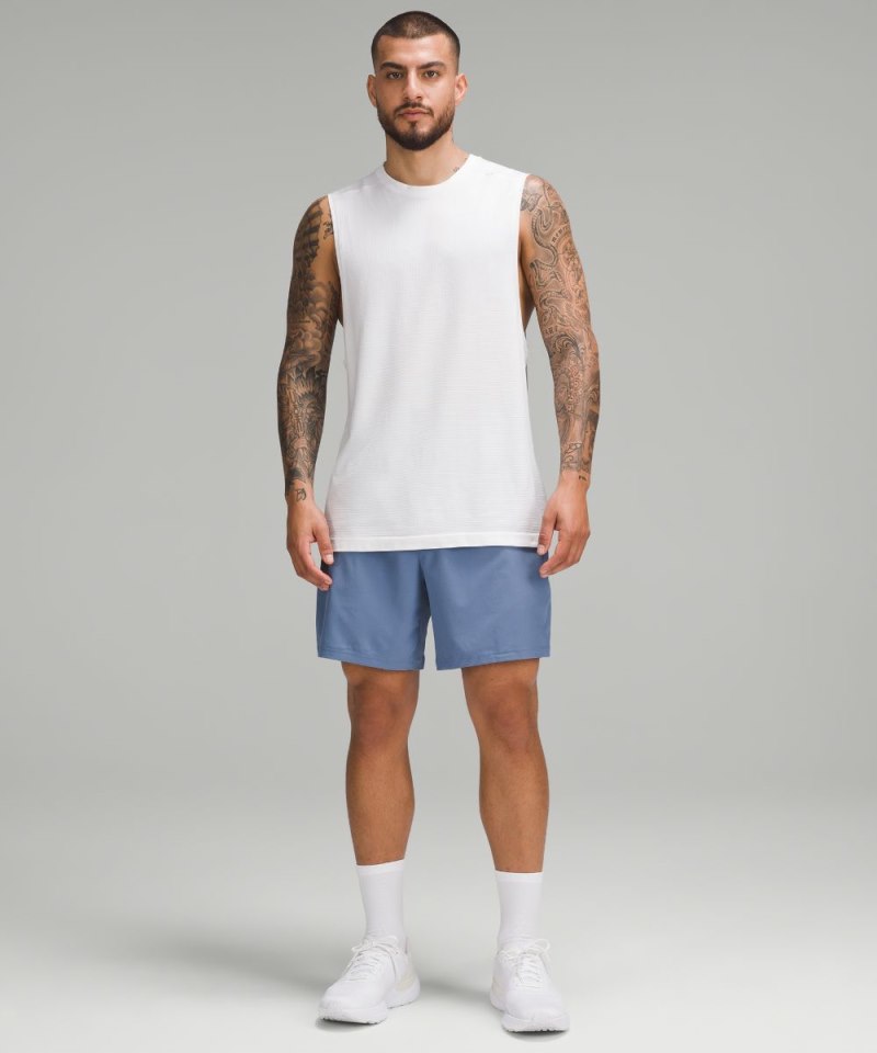 Lululemon Pace Breaker Linerless Short 7" Oasis Blue Online Outlet Sale