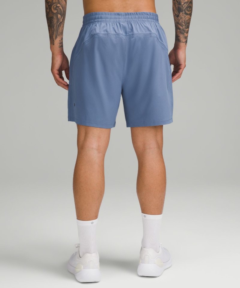 Lululemon Pace Breaker Linerless Short 7" Oasis Blue Online Outlet Sale