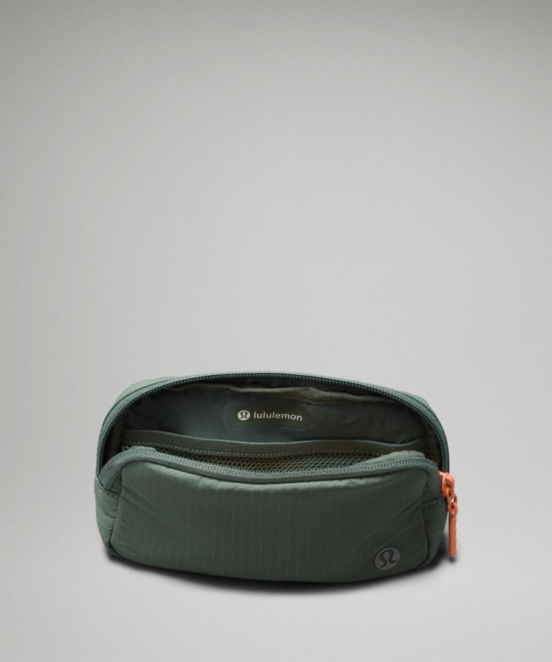 Lululemon Everywhere Belt Bag Mini *Ripstop Grey Eucalyptus / Legacy Green / Coral Kiss Online Outlet Sale
