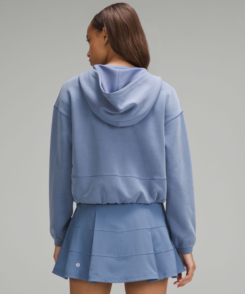 Lululemon Softstreme Full-Zip Hoodie Oasis Blue Online Outlet Sale