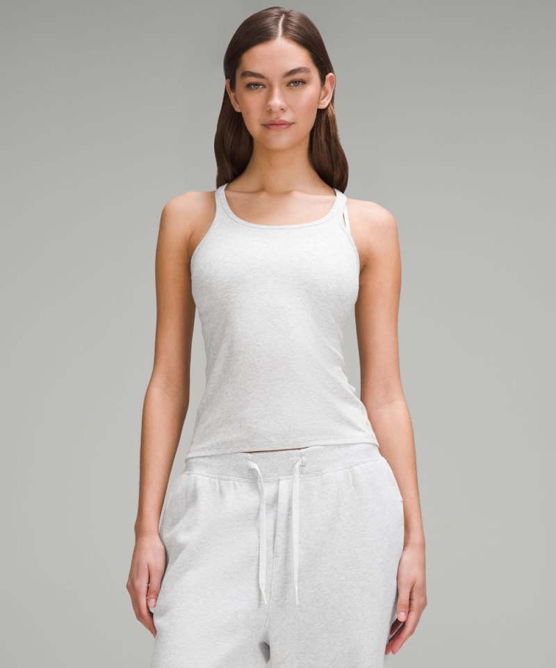 Lululemon Hold Tight Thin Strap Racerback Tank Top Heathered Core Ultra Light Grey Online Outlet Sale