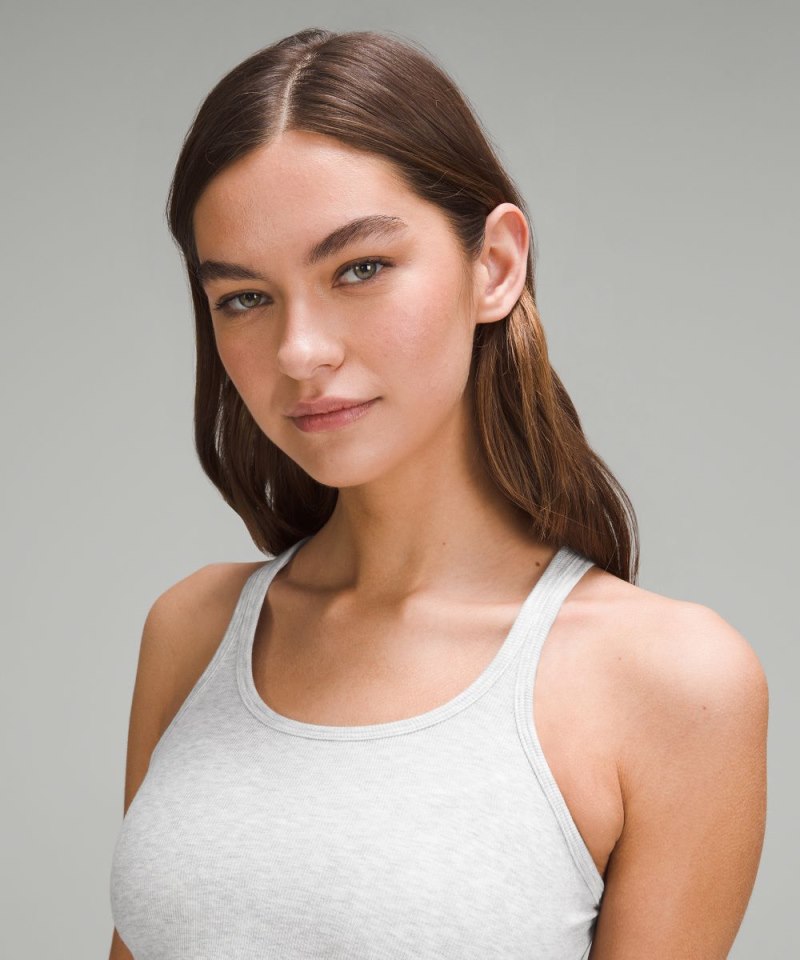 Lululemon Hold Tight Thin Strap Racerback Tank Top Heathered Core Ultra Light Grey Online Outlet Sale