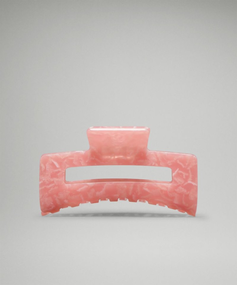 Lululemon Extra Large Claw Hair Clip Canyon / Dew Pink Online Outlet Sale