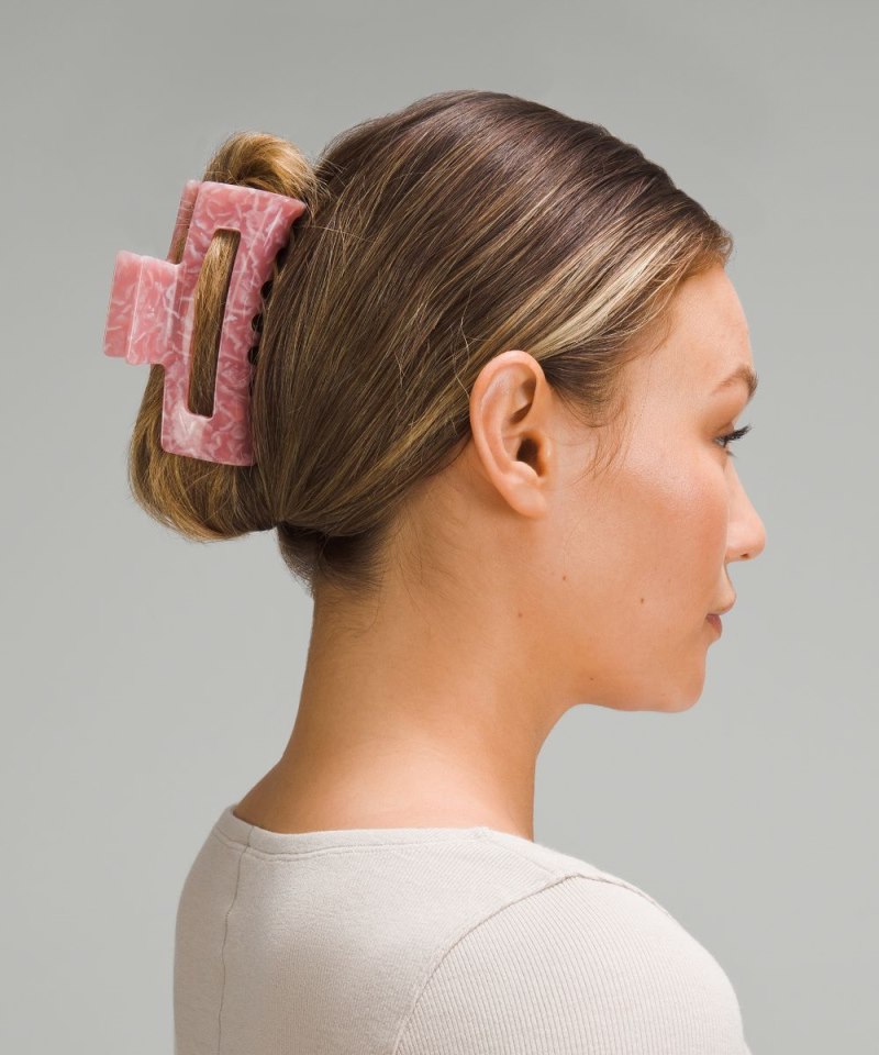 Lululemon Extra Large Claw Hair Clip Canyon / Dew Pink Online Outlet Sale