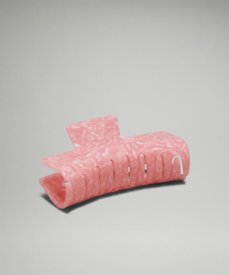 Lululemon Extra Large Claw Hair Clip Canyon / Dew Pink Online Outlet Sale